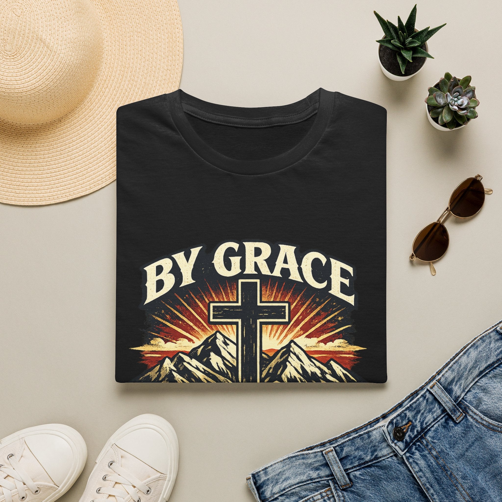 By Grace I Rise Softstyle T-Shirt