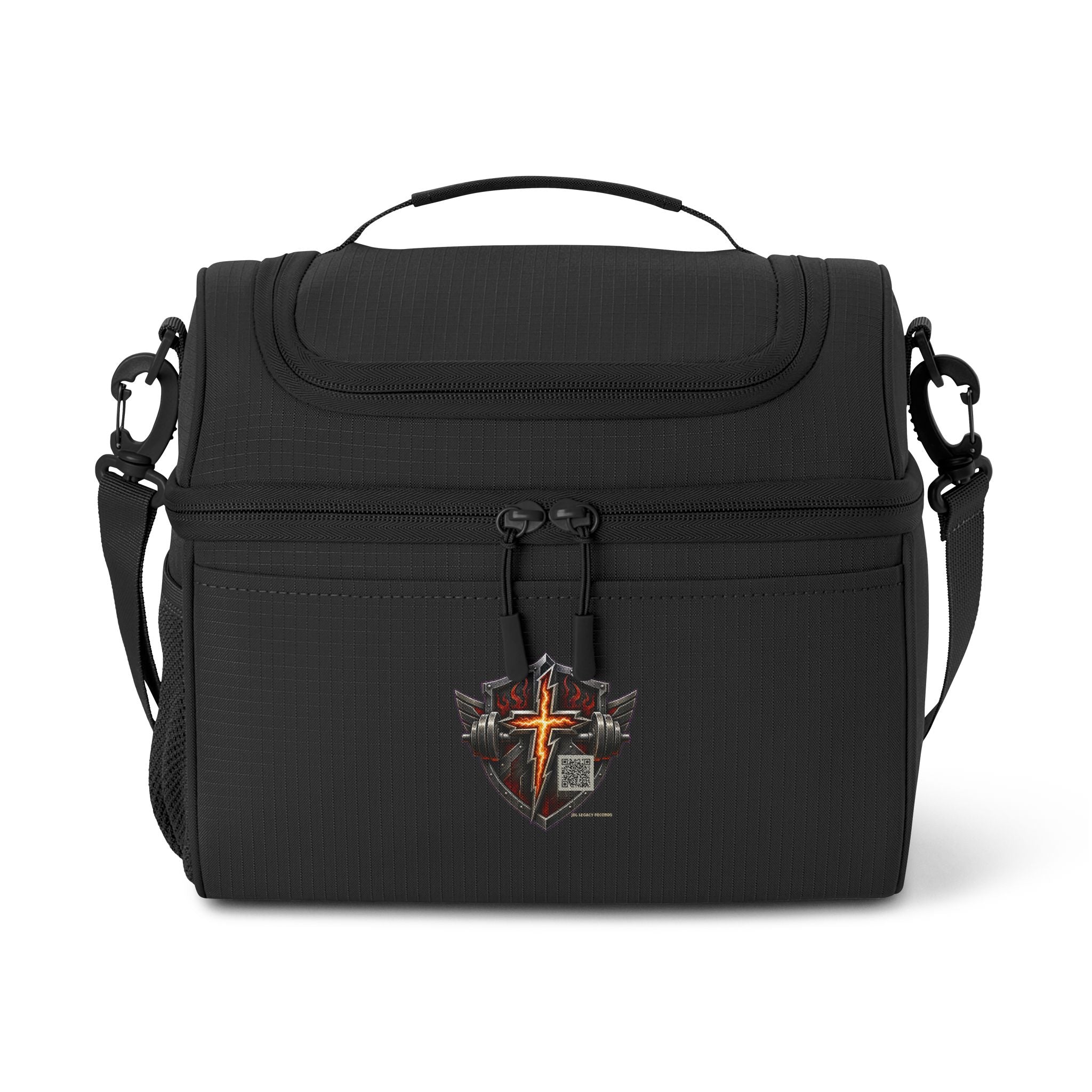 Insulated Cooler Bag — Medieval Shield & Flaming Cross Design