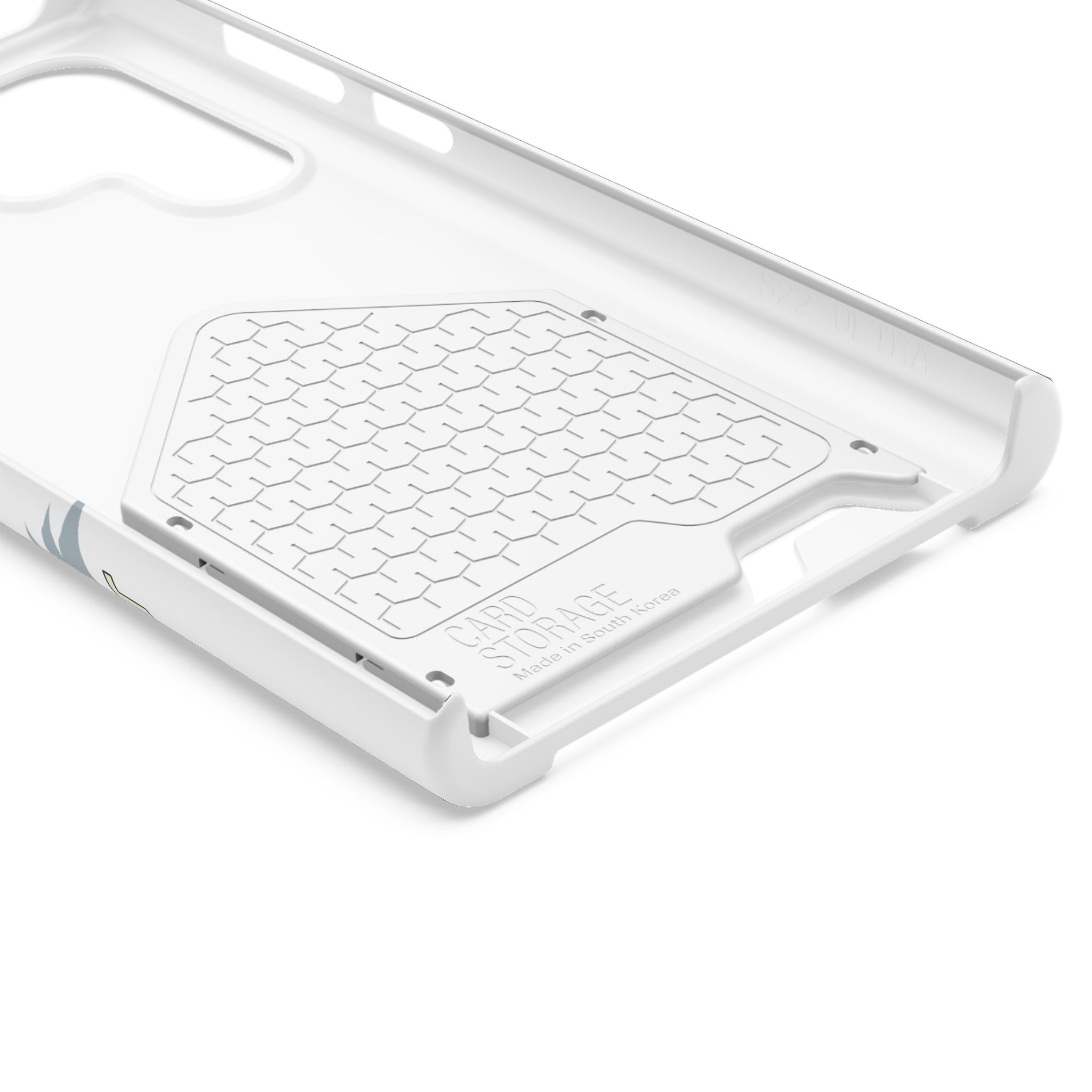 Christian Cross Phone Card Case — "Grace Holds Fast" RFID Cardholder Phone Case