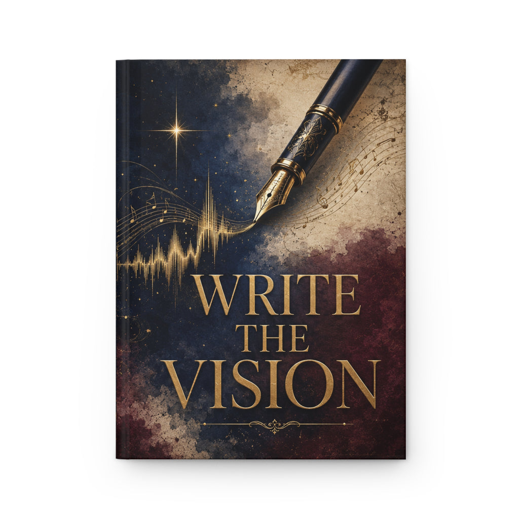 Write the Vision Hardcover Journal Notebook for Goal Setting & Devotional Writing
