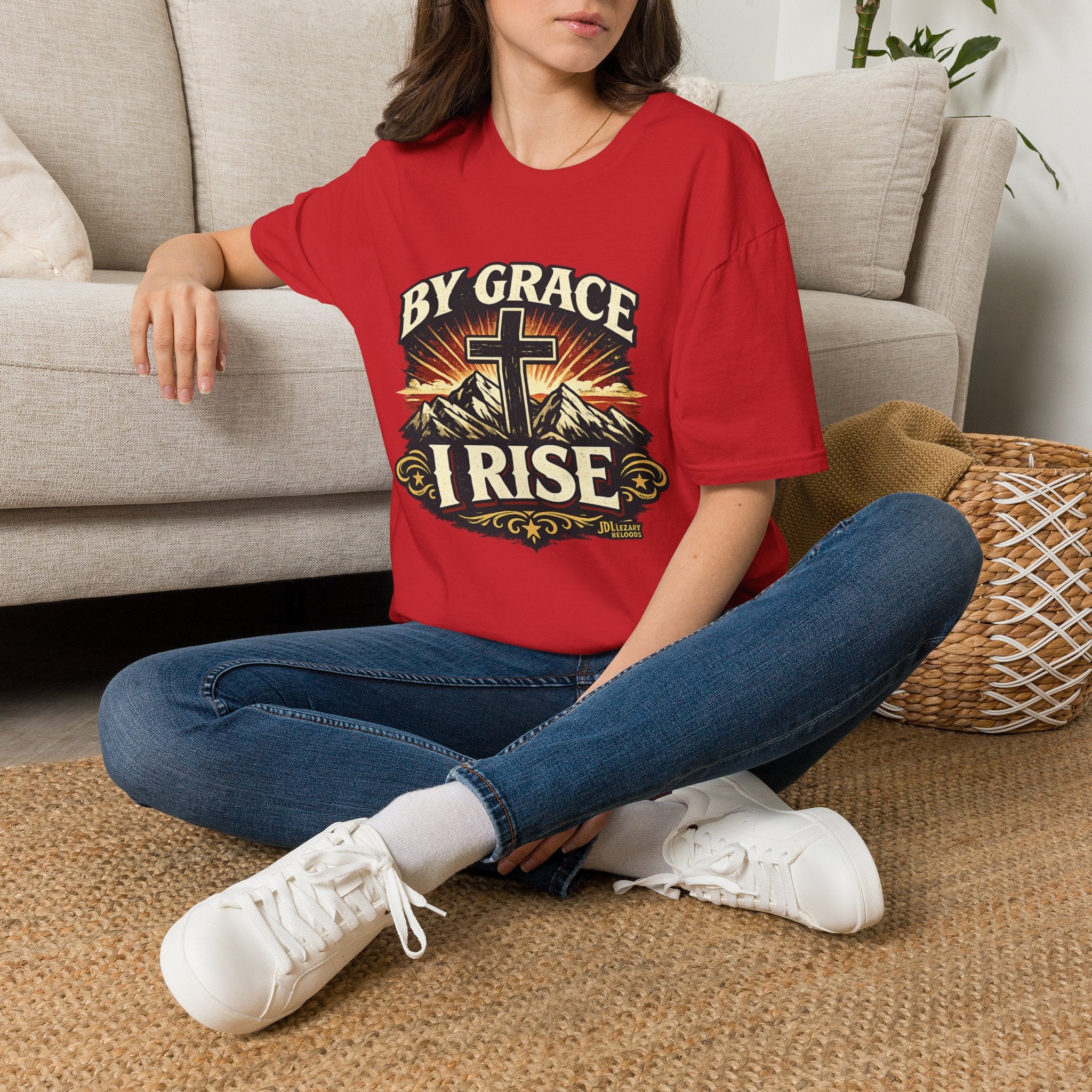 By Grace I Rise Softstyle T-Shirt