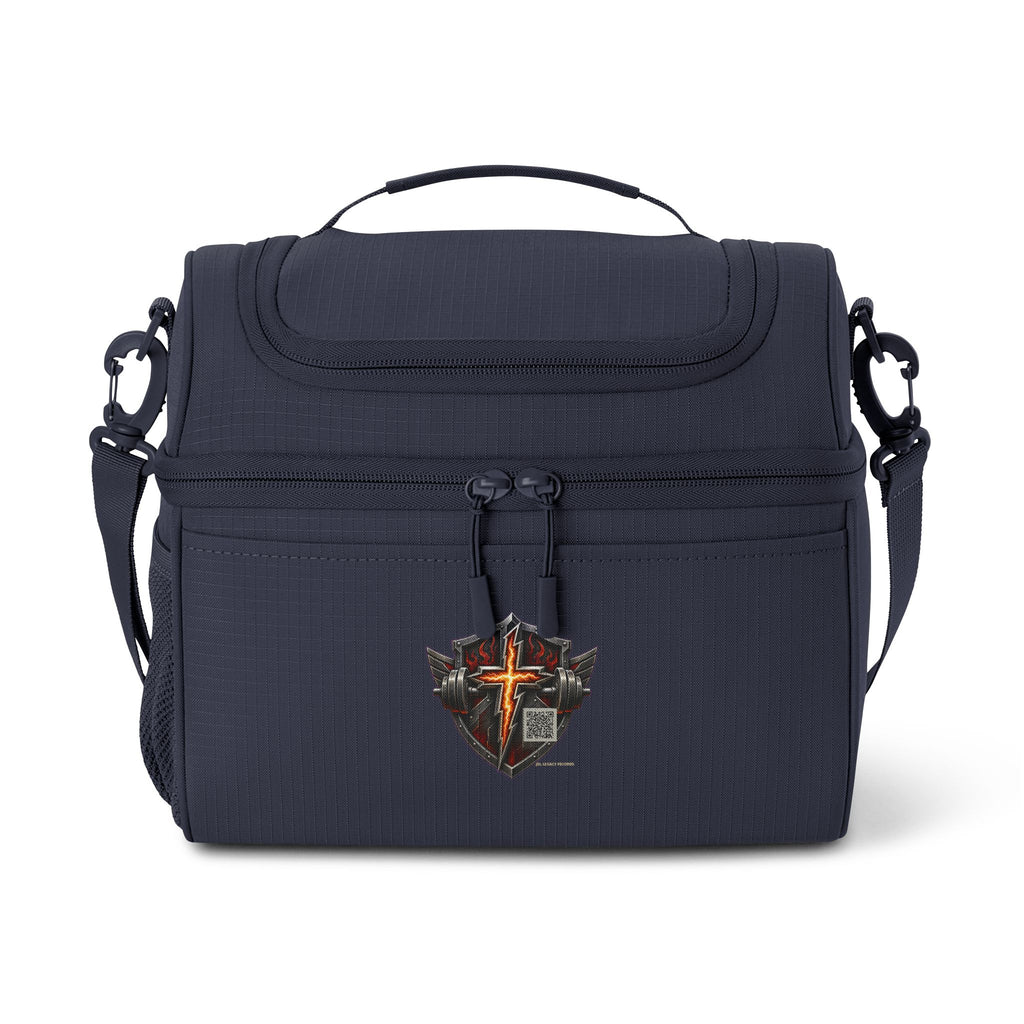 Insulated Cooler Bag — Medieval Shield & Flaming Cross Design