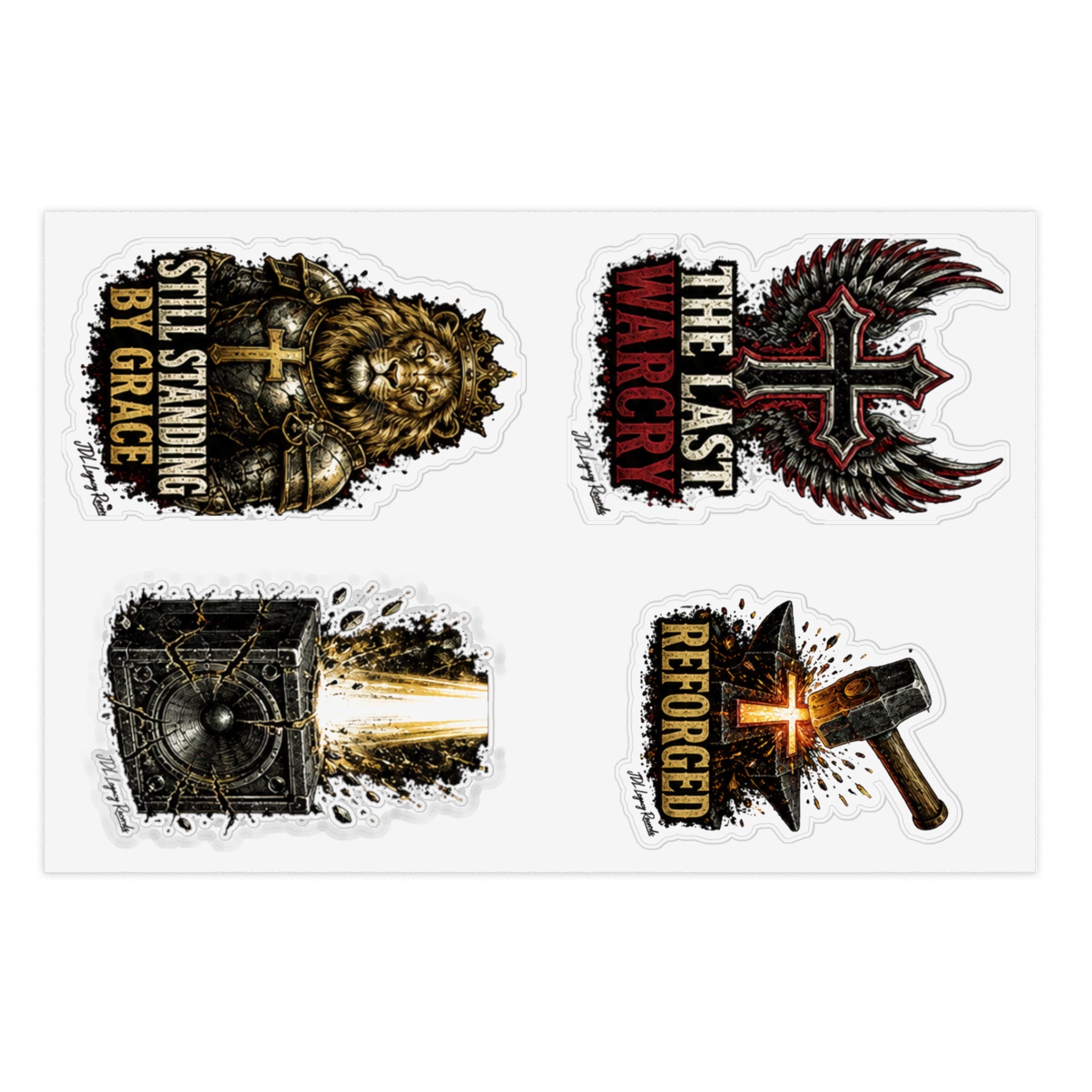 Rock, Grace & Legacy Sticker Pack