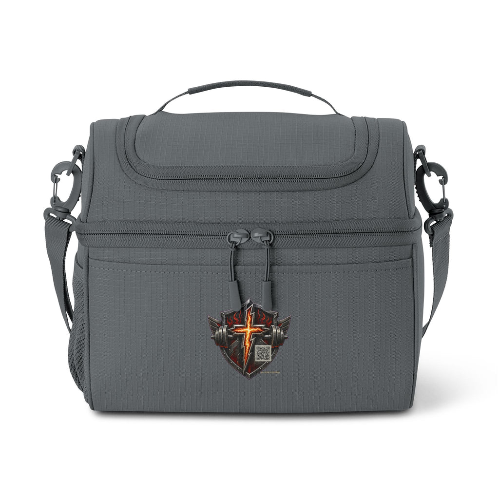 Insulated Cooler Bag — Medieval Shield & Flaming Cross Design