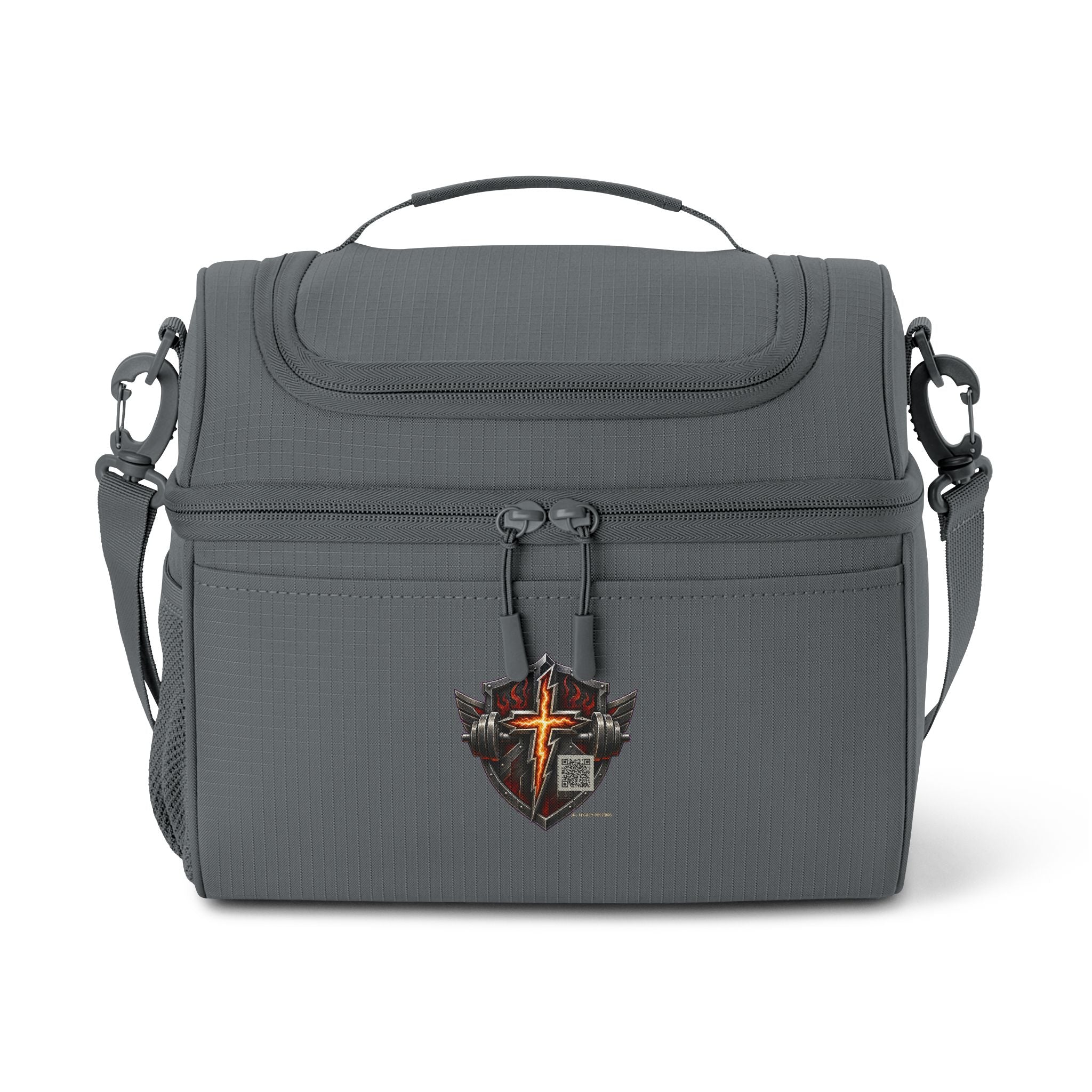 Insulated Cooler Bag — Medieval Shield & Flaming Cross Design