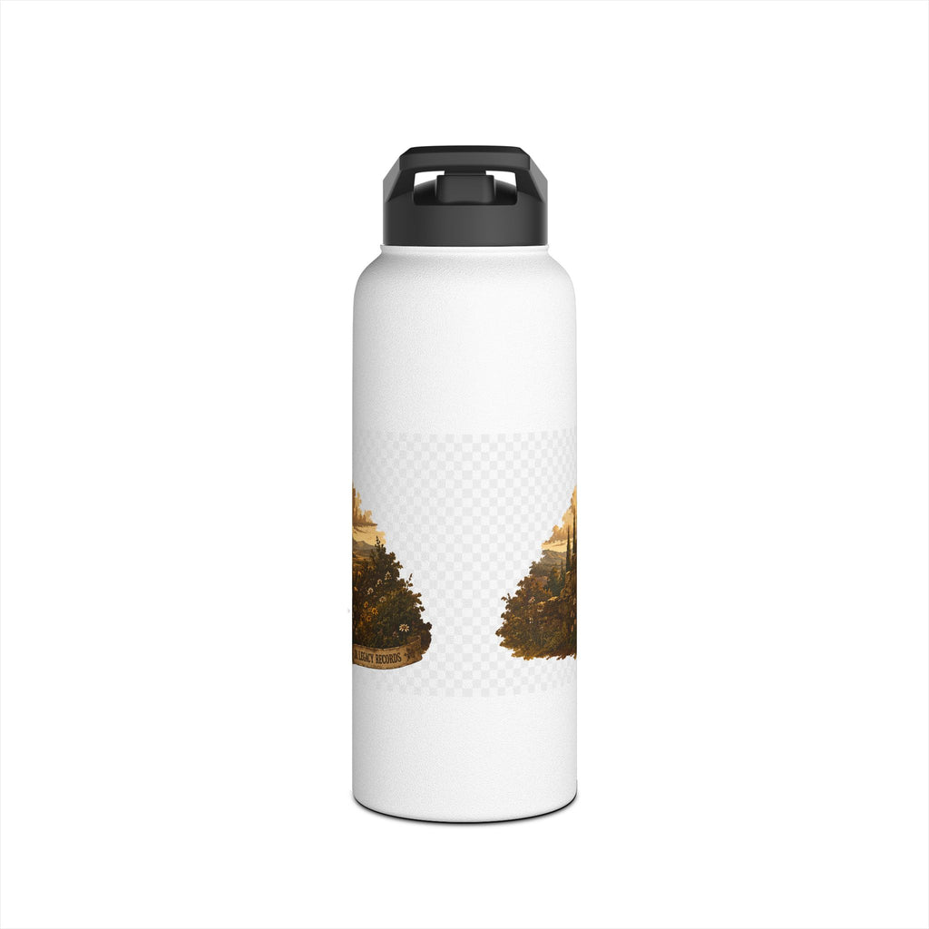 Adventure Portal Stainless Steel Water Bottle — Golden Sunrise Doorway Design