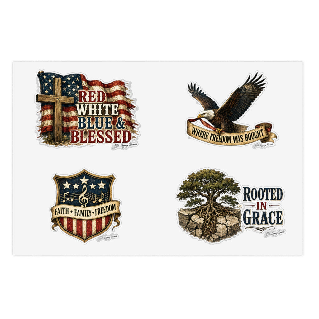The JDL Legacy Music & Faith Sticker Pack