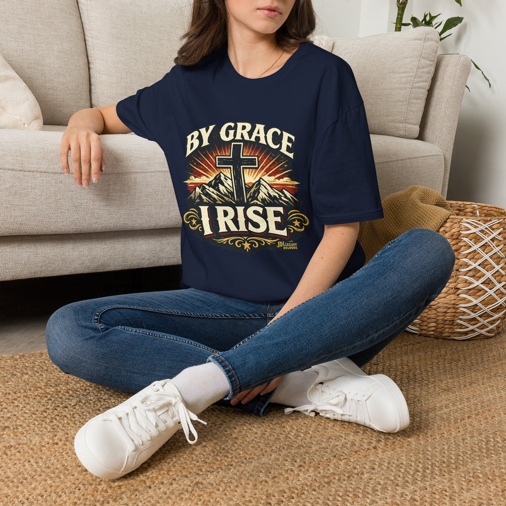 By Grace I Rise Softstyle T-Shirt