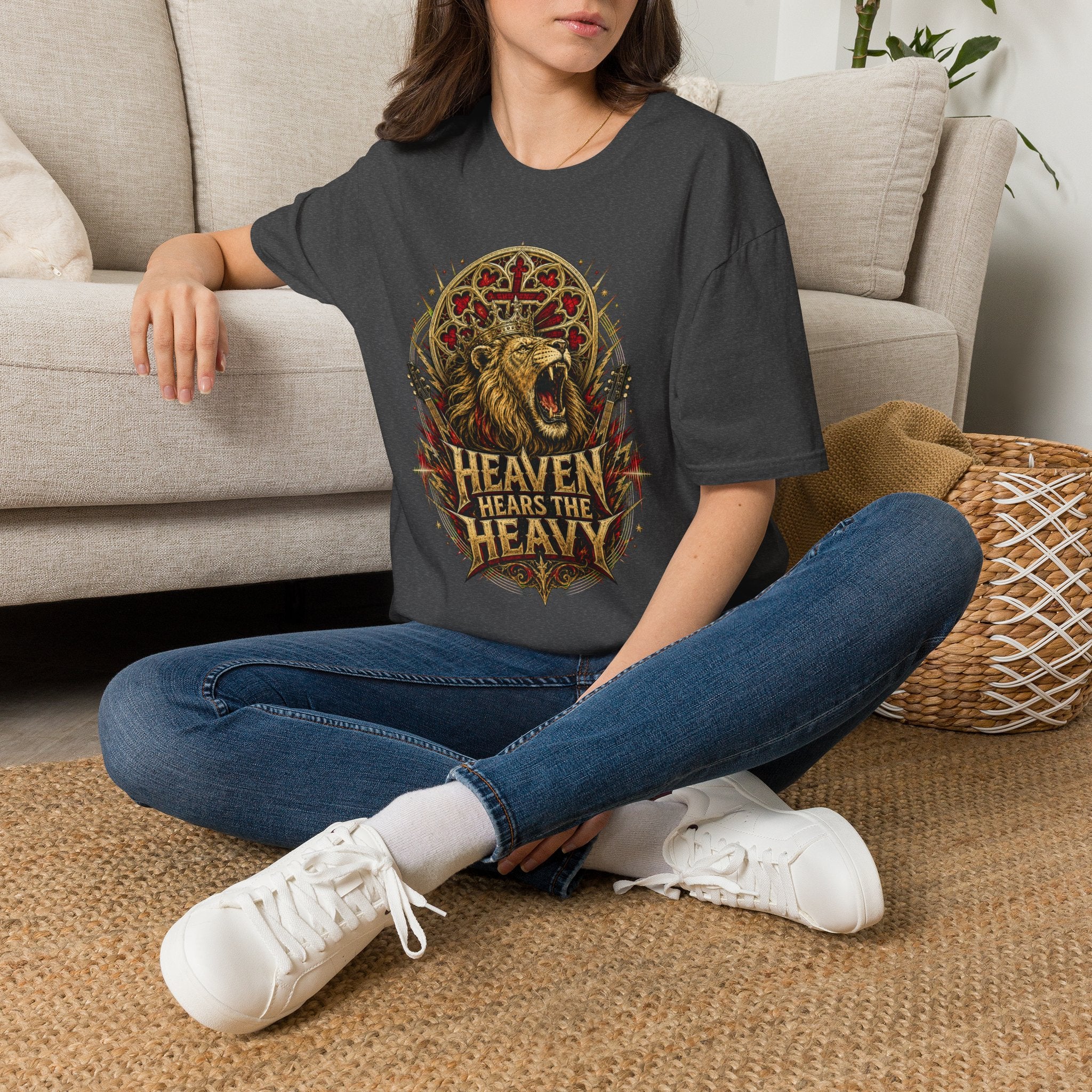 Heaven Hears the Heavy Jersey T-Shirt