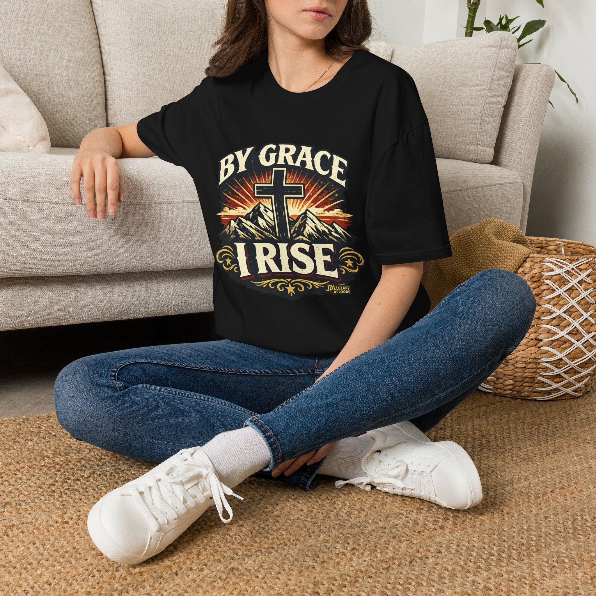 By Grace I Rise Softstyle T-Shirt